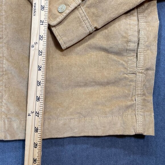 Chubbies Mens Corduroy Button-Up Jacket Beige Size Large - Picture 13 of 14